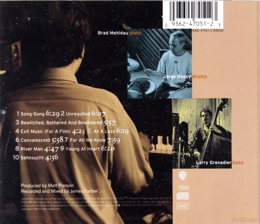 Brad Mehldau: The Art Of The Trio vol. 3 - Songs [CD]