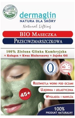 Dermaglin: maseczka przeciwzmarszczkowa 45+