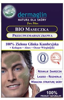 Dermaglin: maseczka przeciwzmarszczkowa dla mężczyzn