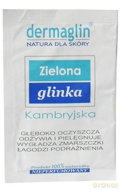 Dermaglin: maseczka zielona glinka