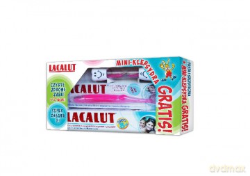 Lacalut: Pasta do zębów dla dzieci powyżej 8 lat + szczoteczka + klepsydra