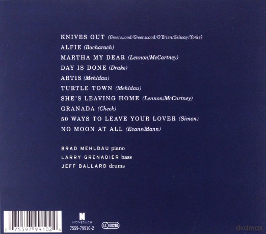 Brad Mehldau Trio: Day Is Done [CD]