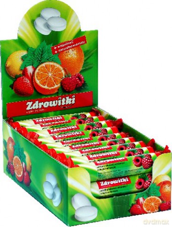 Zdrowitki Pastylki glukozowe o smaku malinowym
