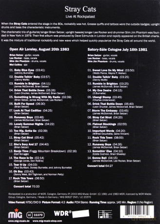 Stray Cats: Live At Rockpalast [DVD]