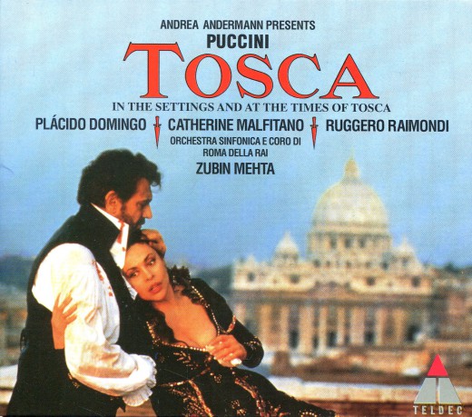 Mehta/Domingo/Oscr/Malfitano: Puccini: Tosca [2CD]