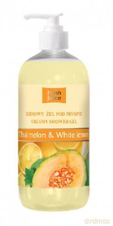 Fresh Juice: Żel pod prysznic kremowy Melon i Biała Cytryna 500 ml