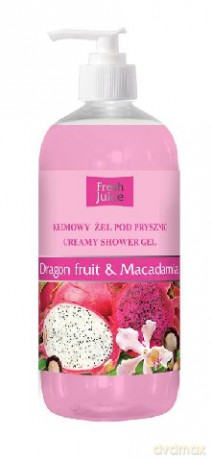 Fresh Juice: Żel pod prysznic kremowy Smoczy Owoc i Macadamia 500 ml