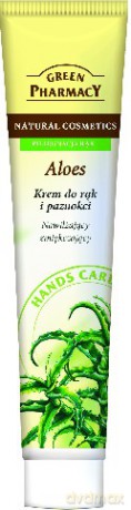 Green Pharmacy: Krem do rąk i paznokci, Aloes (nawilżający i zmiękczający)