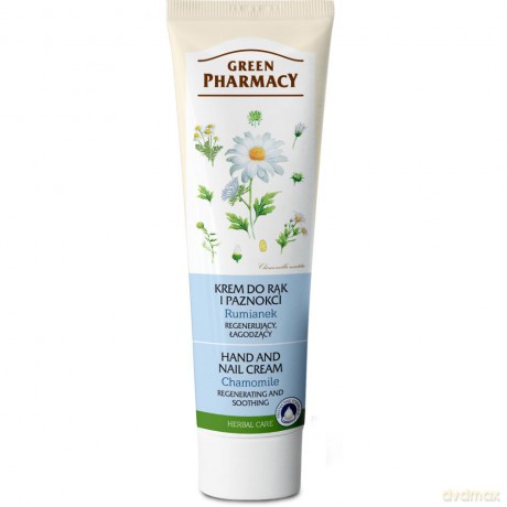 Green Pharmacy: Krem do rąk i paznokci, Rumianek (regenerujący łagodzący) 100 ml