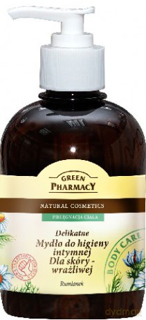 Green Pharmacy: Mydło do higieny intymnej dla skóry wrażliwej - Rumianek