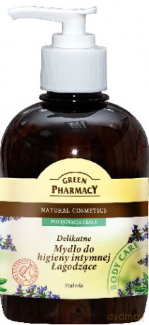 Green Pharmacy: Mydło do higieny intymnej - łagodzące, Szałwia