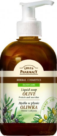 Green Pharmacy: Mydło w płynie - Oliwka