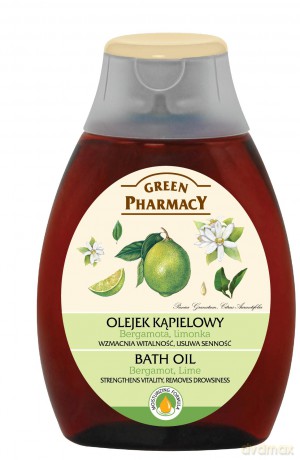 Green Pharmacy: Olejek kąpielowy - Pomarańcza bergamota, Limonka