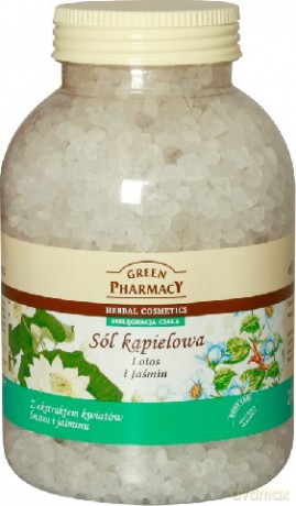 Green Pharmacy: Sól kapielowa - Lotos, Jaśmin