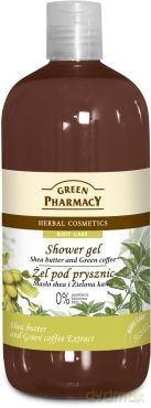 Green Pharmacy: Żel pod prysznic - Masło Shea & Zielona Kawa