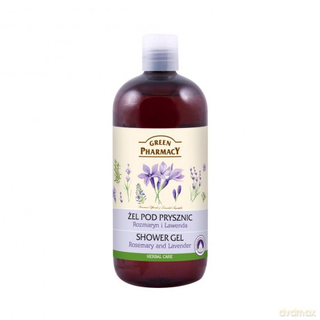 Green Pharmacy: Żel pod prysznic - Rozmaryn & Lawenda