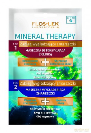 Flos Mineral Therapy: Zabieg wygładzający zmarszczki w saszetce (2 x 5 ml)