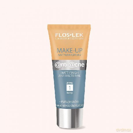 Floslek Anti Acne: Program Antybakteryjny - Make up matujący (01) (jasny)