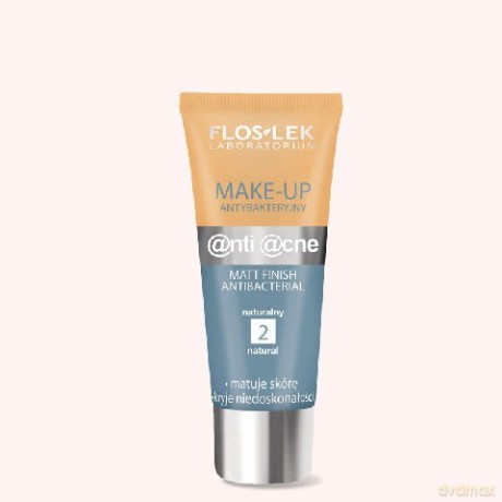 Floslek Anti Acne: Program Antybakteryjny - Make up matujący (02) (naturalny)