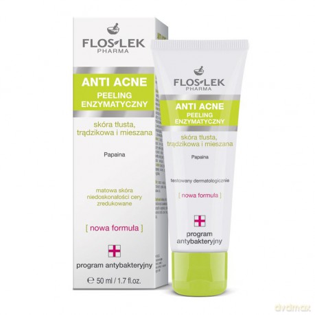 Floslek Anti Acne: Program Antybakteryjny - Peeling enzymatyczny