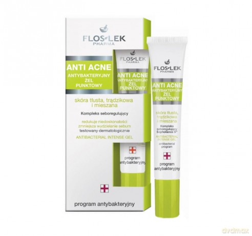 Floslek Anti Acne: Program Antybakteryjny - Żel Punktowy