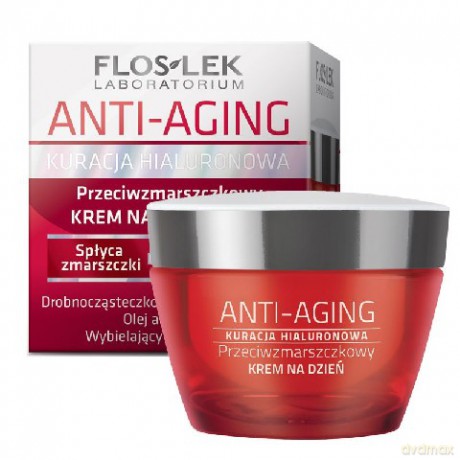 Floslek Anti Aging: Kuracja Hialuronowa - Krem na dzień 50 ml