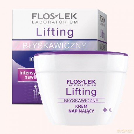 Floslek Błyskawiczny Lifting: Krem napinający - Nawilżanie 24h