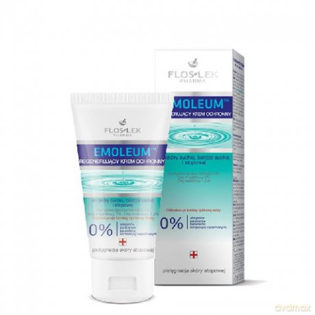 Floslek Emoleum: Regenerujący krem ochronny 75 ml