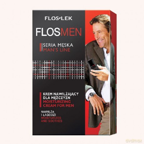 Floslek FlosMen: Krem nawilżająco łagodzący (dla mężczyzn)