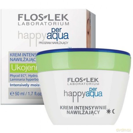 Floslek happy per aqua: Krem intensywnie nawilżjący na dzień