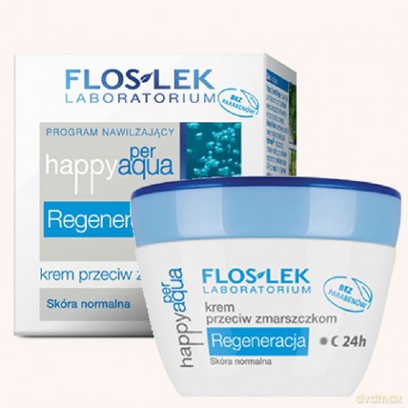 Floslek happy per aqua: Krem regeneracyjny na noc