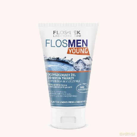 Floslek Men Young: Żel do mycia twarzy