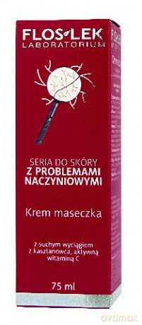 Floslek Pielęgnacja skóry naczynkowej: Krem maseczka (tuba)