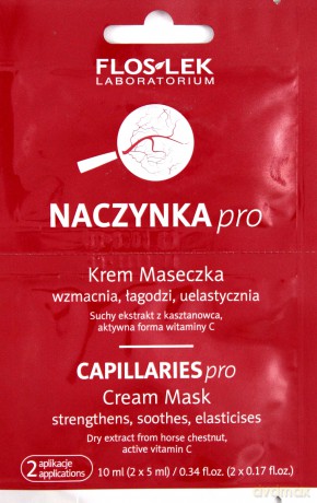 Floslek Pielęgnacja skóry naczynkowej: Krem-Maseczka (w saszetce)