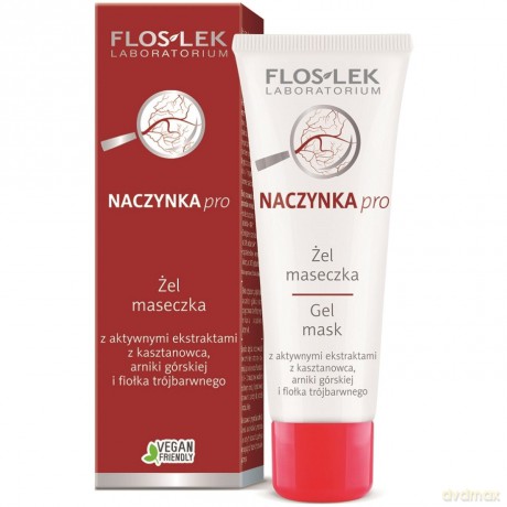 Floslek Pielęgnacja skóry naczynkowej: Żel, maseczka
