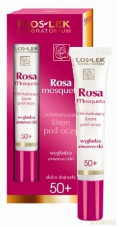 Floslek Rosa Mosqueta: Odmładzający Krem Pod Oczy 50+