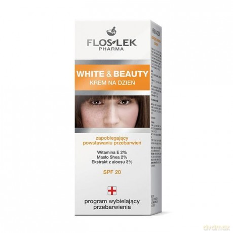 Floslek White and Beauty: Krem wybielający przebarwienia