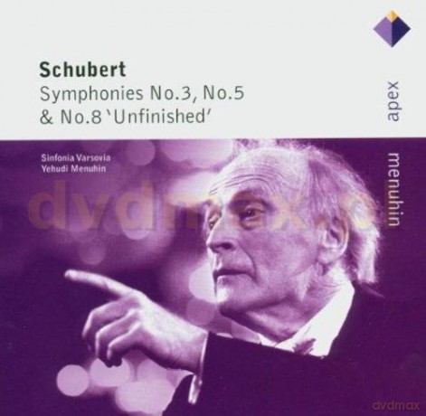 Yehudi Menuhin/Sinfonia Varsovia: Schubert: Sinfonien Nr.3,5,8 [CD]