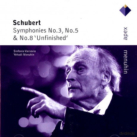 Yehudi Menuhin/Sinfonia Varsovia: Schubert: Sinfonien Nr.3,5,8 [CD]