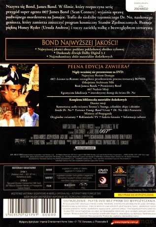 007 James Bond Dr. No Ultimate Edition [2DVD]