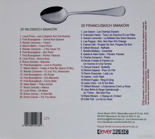 40 włoskich i francuskich smaków [2CD]