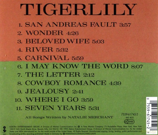 Natalie Merchant: Tigerlily [CD]