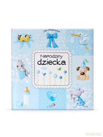 Album prezentowy dla chłopczyka. Narodziny dziecka 