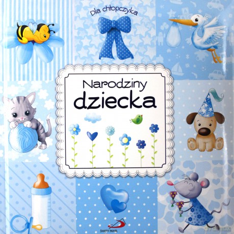 Album prezentowy dla chłopczyka. Narodziny dziecka 