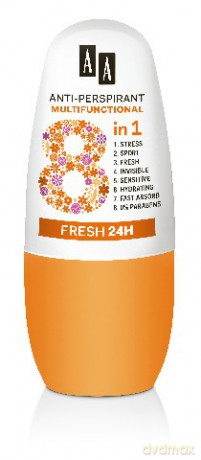 AA Anti-Perspirant Multifunctional 8in1: Dezodorant Fresh 24H (roll-on) 50 ml