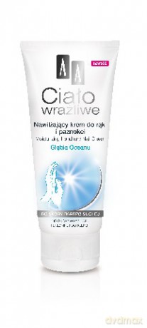 AA Ciało Wrażliwe: Głębia Oceanu - Nawilżający krem do rąk i paznokci 100 ml