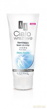 AA Ciało Wrażliwe: Głębia Oceanu - Nawilżający krem do stóp 75 ml