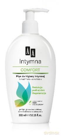 AA Ciało Wrażliwe: Płyn do higieny intymnej - Comfort (dozownik) 300 ml