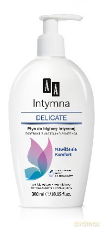 AA Ciało Wrażliwe: Płyn do higieny intymnej - Delicate (dozownik) 300 ml