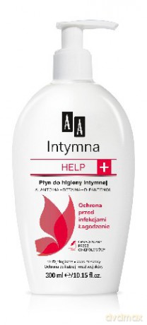 AA Ciało Wrażliwe: Płyn do higieny intymnej - Help (dozownik) 300 ml